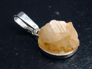 Preview: Phenakit Kristall Anhänger 925 Silber 20 mm selten - Piracicaba, Minas Gerais, Brasilien