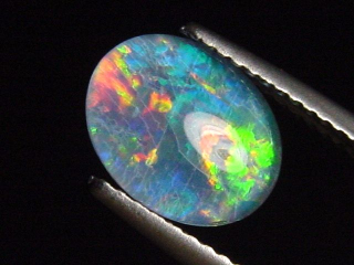 Opal / Edelopal 10 x 8 mm Oval Cabochon Triplette - Australien