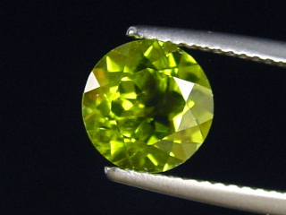Peridot 2,42 Ct. Apfelgrün - 8 mm Rund Sri Lanka