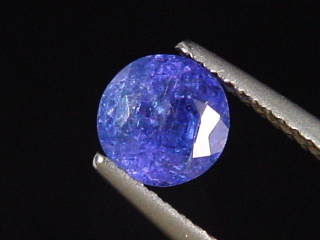 Preview: Tansanit 1,60 Ct. feinste Spitzenfarbe 6 mm Rund