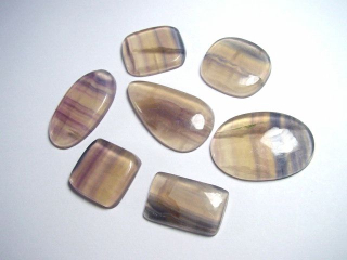 Fluorite lot 162,75 Ct. mix cabochon B-quality