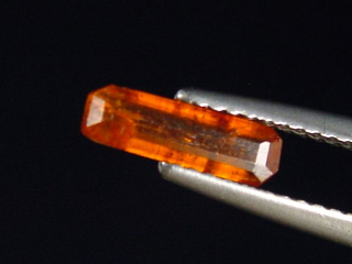 Preview: Kyanit / Disthen 0,70 Ct. orange Oktagon - Tansania