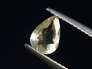 Preview: Topas 0,80 Ct. Tropfen facettiert - Schneckenstein, Sachsen, Deutschland