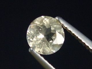 Topas 1,21 Ct. Rund facettiert - Schneckenstein, Sachsen, Deutschland