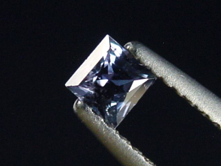 Preview: Saphir blau 0,32 Ct. Naturfarbe Carree Tansania