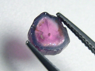 Preview: Wassermelonenturmalin 1,52 Ct. polierte Kristallscheibe Brasilien