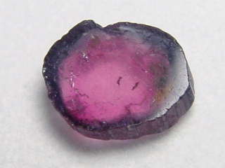 Preview: Wassermelonenturmalin 1,83 Ct. polierte Kristallscheibe Brasilien