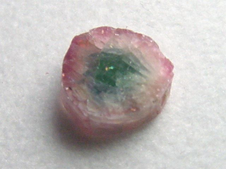 Tourmaline 1,29 Ct. polished crystal slice Brazil