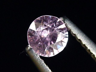 Saphir rosa 0,44 Ct. Naturfarbe Rund Tansania