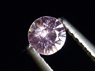 Preview: Saphir rosa 0,44 Ct. Naturfarbe Rund Tansania