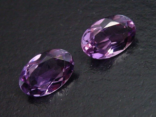 Amethyst Paar 6,10 Ct. Oval 12,5 x 8 mm Brasilien