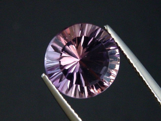 Preview: Amethyst 5,00 Ct. Rund Konkavschliff 11,5 mm Brasilien