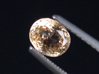 Preview: Hessonit Granat 0,72 Ct. Oval 6 x 4,5 mm Tansania