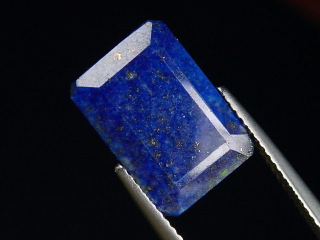 Lapislazuli 7,73 Ct. Oktagon facettiert 14 x 10 mm