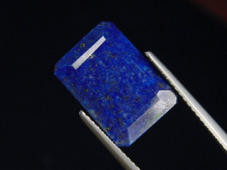 Preview: Lapislazuli 7,73 Ct. Oktagon facettiert 14 x 10 mm
