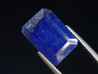 Preview: Lapislazuli 7,52 Ct. Oktagon facettiert 13,5 x 9,5 mm