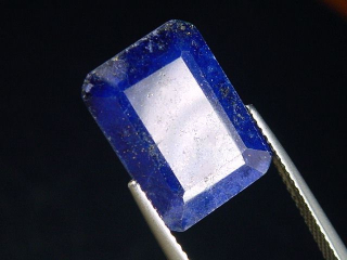 Preview: Lapislazuli 9,83 Ct. Oktagon facettiert 16 x 12 mm