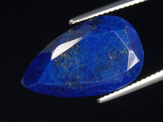 Lapislazuli 10,13 Ct. Tropfen facettiert 18,5 x 11 mm