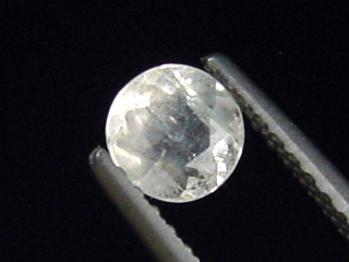 Preview: Sanidin 0,31 Ct. Rund facettiert - Volkesfeld, Eifel, Deutschland