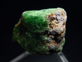 Tsavorit mit Tansanit Stufe 24 mm - Tansania
