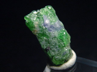 Tsavorit mit Tansanit Stufe 17 mm - Tansania