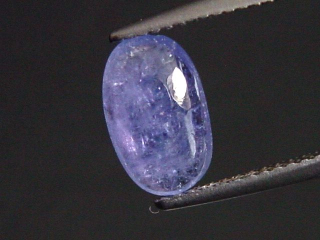 Preview: Tansanit 1,83 Ct. violett 10 x 6 mm Oval Cabochon