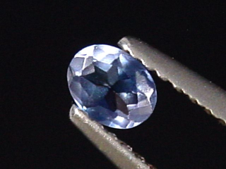Preview: Benitoit 0,24 Ct. Oval geschliffen - San Benito Co., Kalifornien, USA