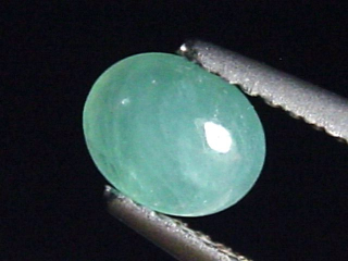 Grandidierit 0,79 Ct. selten Oval Cabochon Andrahomana, Madag.