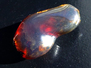 Blauer Bernstein 51,88 Gramm - 7,5 cm Sumatra, Indonesien