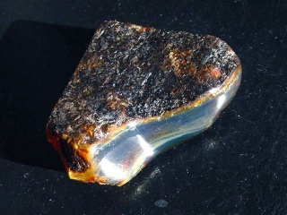 Preview: Blauer Bernstein 16,42 Gramm - 5,2 cm Sumatra, Indonesien