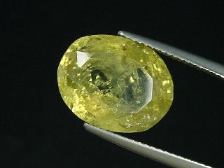 Grossular Granat 9,56 Ct. Oval 15 x 11,5 mm Sri Lanka