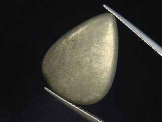 Pyrite 29,63 Ct. pear cabochon