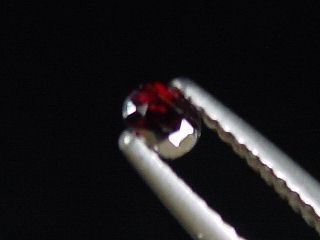 Rutil 0,18 Ct. rostrot Oval facettiert - Minas Gerais, Brasilien