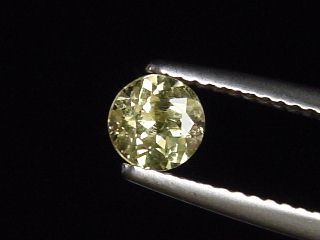 Chrysoberyl 0,60 Ct. round 5 mm Minas Gerais, Brazil