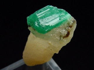 Emerald specimen 20 mm fine green - Muzo, Colombia