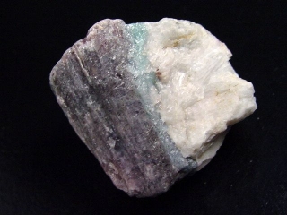 Paraiba Turmalin Stufe / Cupro Elbait 29 mm - Brasilien