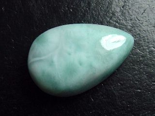 Larimar 22,52 Ct. Tropfen Cabochon - Dominik. Republik