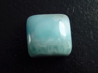 Larimar 19,78 Ct. rectangle cabochon - Dominic. Republic