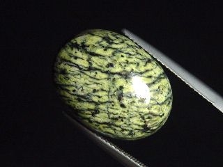Nephrite Jade in Serpentinite 15,95 Ct. cabochon Canada