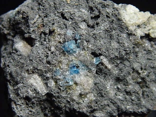 Hauyne / Hauynite specimen 31 mm - Laacher See, Eifel, Germany