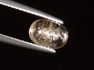 Topaz cat's eye 1,63 Ct. rare natural color - Ouro Preto, Brazil