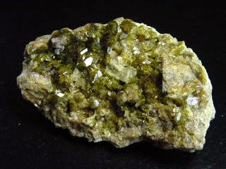 Epidot Stufe 57 mm - Val di Viu, Lago Falin, Turin, Italien