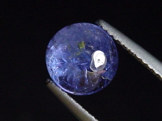 Tanzanite 2,18 Ct. violet round cabochon