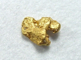 Gold Nugget 5,5 mm - Ruihtu-Äytsi, Lappland, Finnland
