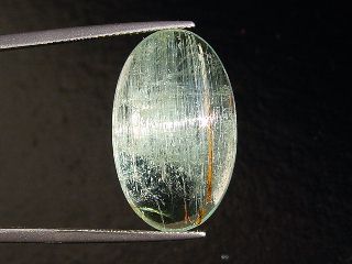 Aquamarin Katzenauge 25,02 Ct. - Oval Cabochon Brasilien
