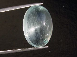 Aquamarin Katzenauge 18,06 Ct. - Oval Cabochon Brasilien