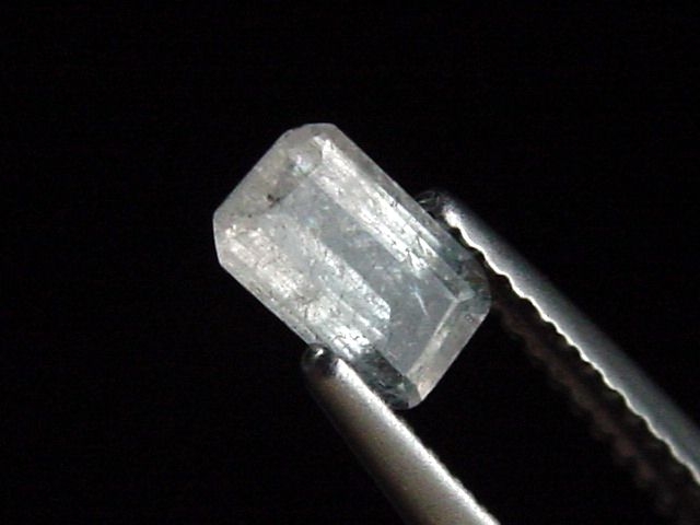 Euclase 0,41 Ct. rare faceted octagon - Bahia, Brazil
