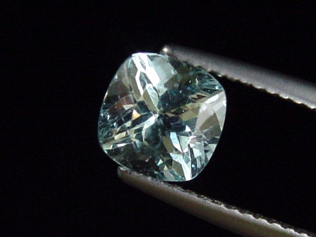 Apatite 1,77 Ct. almost colorless cushion cut - Erongo, Namibia