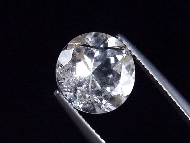 Phenakit 2,86 Ct. Rund selten - Piracicaba, Minas Gerais, Brasilien