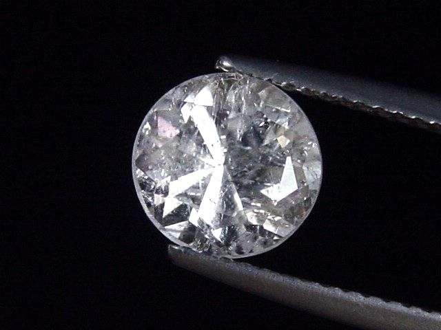 Phenakit 1,92 Ct. Rund selten - Piracicaba, Minas Gerais, Brasilien